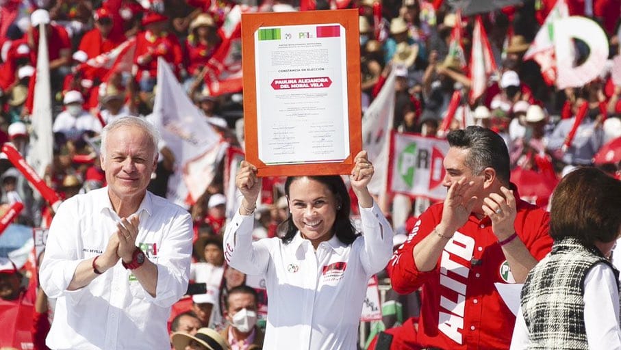 En Cierre De Precampa A Alejandra Del Moral Toma Protesta Como