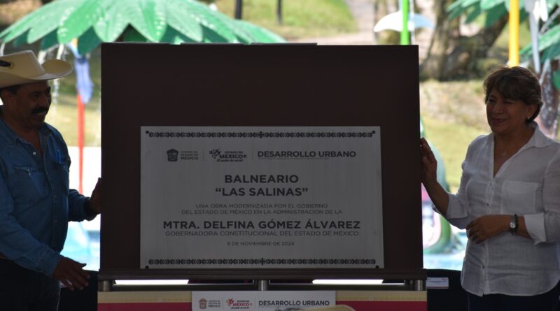 Dan vida nueva a Balneario municipal “Las Salinas” en Ixtapan Del Oro