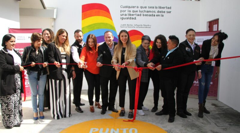 Inaugura Gobernadora Delfina Gómez Álvarez el Primer Refugio para Mujeres de la Diversidad Sexual en el EdoMéx